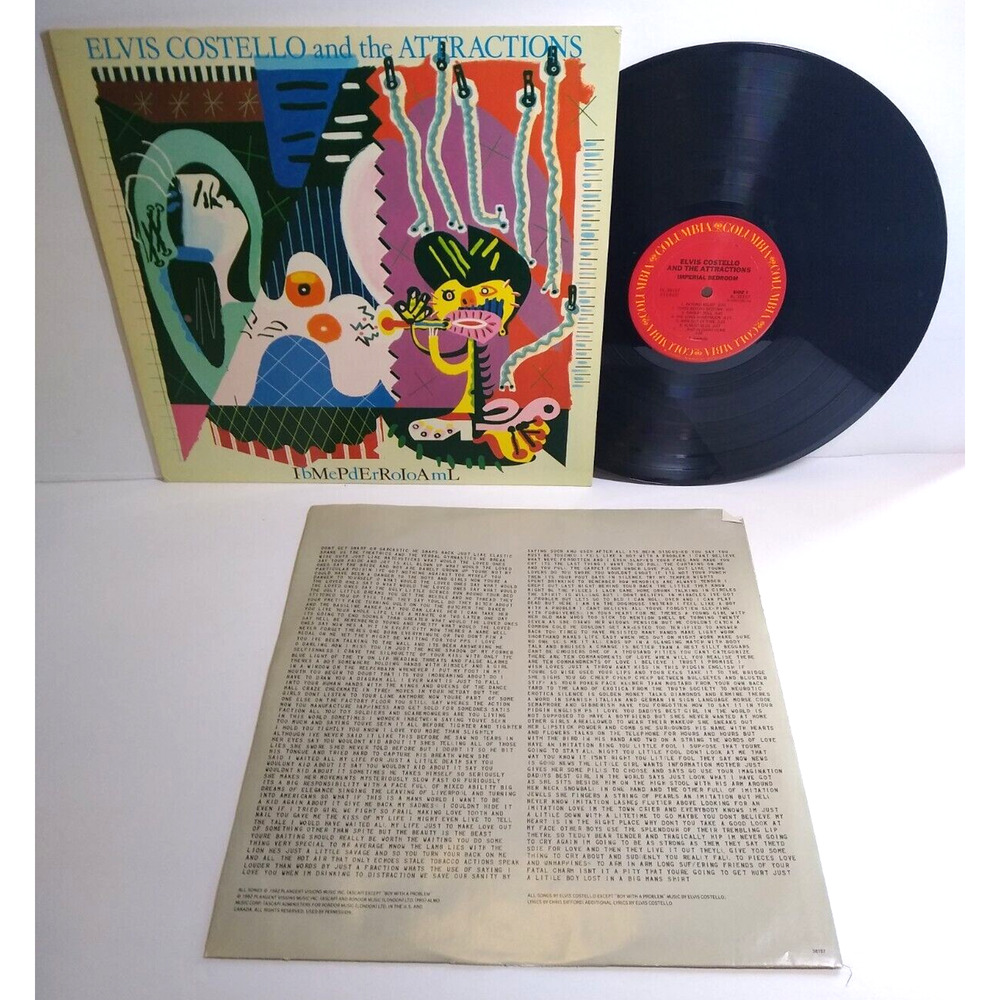Elvis Costello And The Attractions Imperial Bedroom Vinyl LP Record New Wave '82